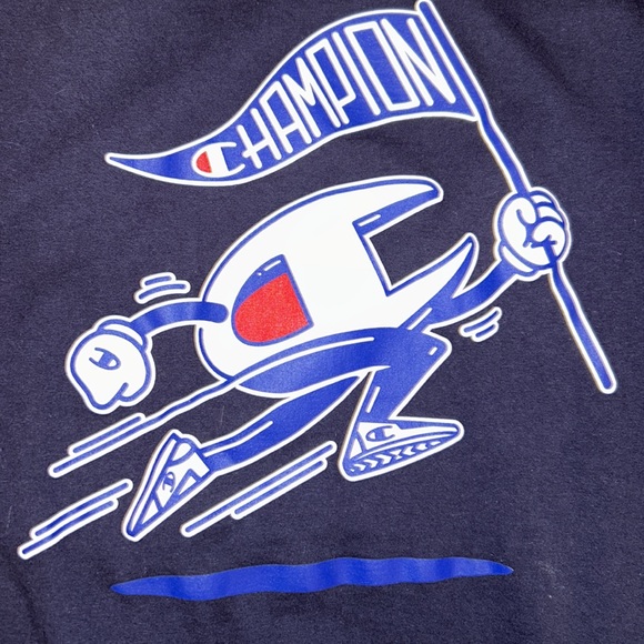 Lot of 2 CHAMPION T-SHIRTS🏆One Black & One Soft Green⭐️Almost LIKE NEW! Mens Lg - Picture 5 of 12